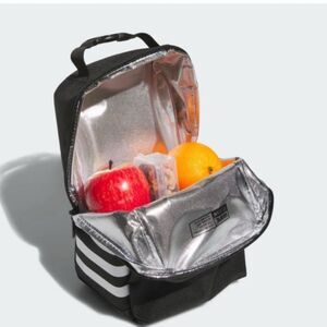 NEW NWOT adidas Santiago Insulated Lunch Bag Cooler Pocket Black/White